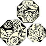 Cloisonné Octagon Stamp Set