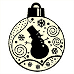 Cloisonne Snowman Ornaments Stamp Set