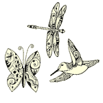 Mini Cloisonné Wings